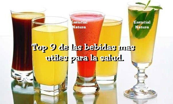 Top 9 bebidas muy utiles para la salud!