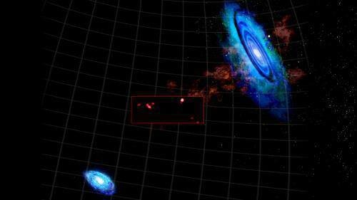 Espacio Cuantico: Agrupaciones de Hidrogeno Galactico