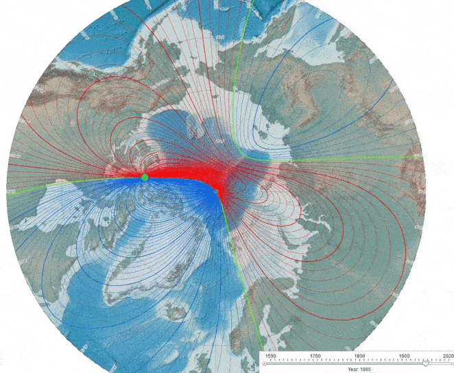 El Polo Norte magnético de la Tierra se ha movido oficialmente